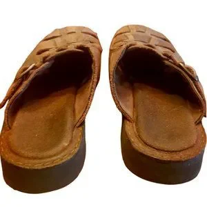 AE Outfitters | DrkBrown Leather Men\'s Woven Sandals | Style 1830-200 | Size: 10 American Eagle Brown Sandals for Men | Mercari main image 3